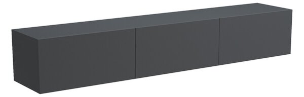 Συρταριέρα Rival, Ανθρακί, 35x180x30 cm