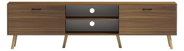 Έπιπλο τηλεόρασης, Gorna, Pako, Καρυδί 180x35x48.6 cm