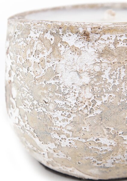 Κερί (Φ15x14) Soulworks Mingi White Large 0630063