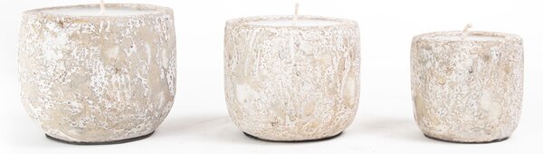Κερί (Φ13x12) Soulworks Mingi White Medium 0630064