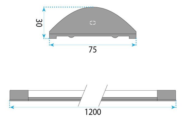 Λάμπα LED JNH055-35N White 120 cm
