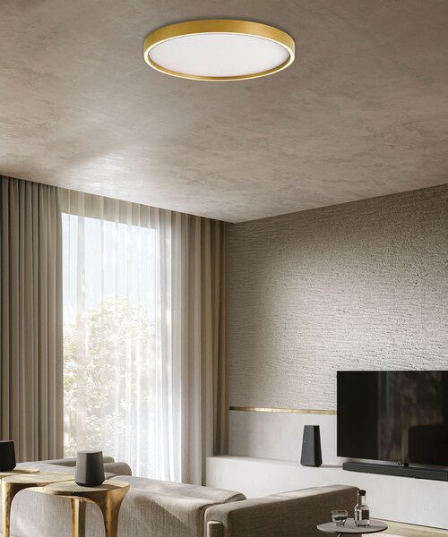 Φωτιστικό Πλαφονιέρα LED Viokef Vanessa Gold 4292801