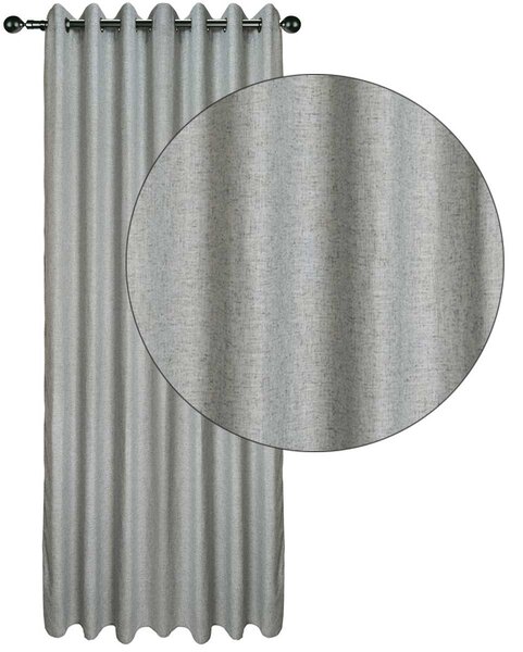 Κουρτίνα (140x270) Με Τρουκς Das Home 2252 Grey