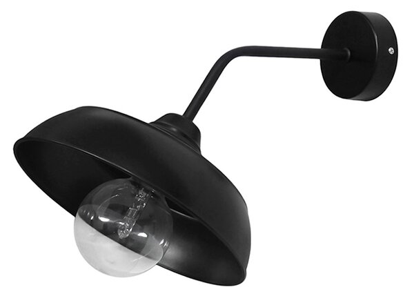 Απλίκα Τοίχου Heronia Public 31-1177 Black