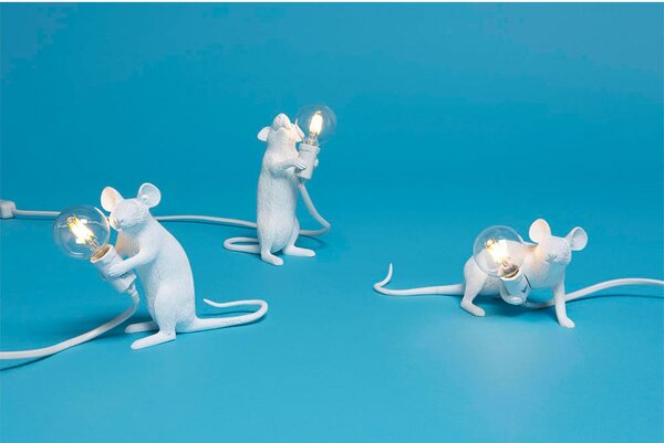 Seletti - Mouse Lamp Lop Lying Down Επιτραπέζιο φωτιστικό Seletti