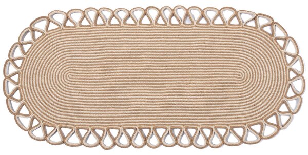 Οβάλ Χαλί Διαδρόμου (70x160) Silk Fashion 1911-20 Beige