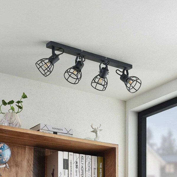 Lindby - Flintos 4 Ceiling Lamp Black Lindby