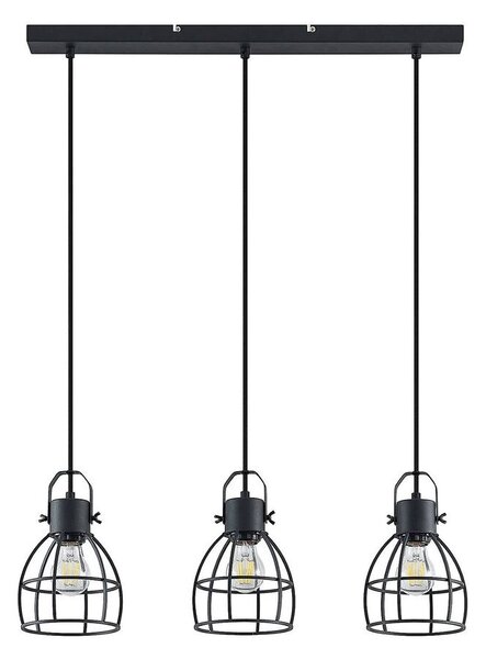 Lindby - Flintos 3 Pendant Black Lindby