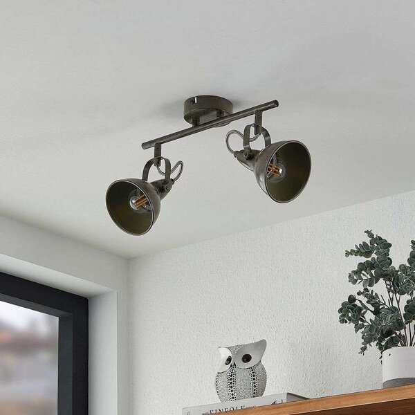 Lindby - Julin 2 Ceiling Lamp Dark Grey Lindby