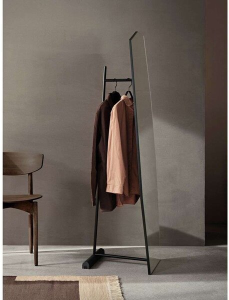 Ferm LIVING - Shard Free Standing Mirror Full Size Black ferm LIVING