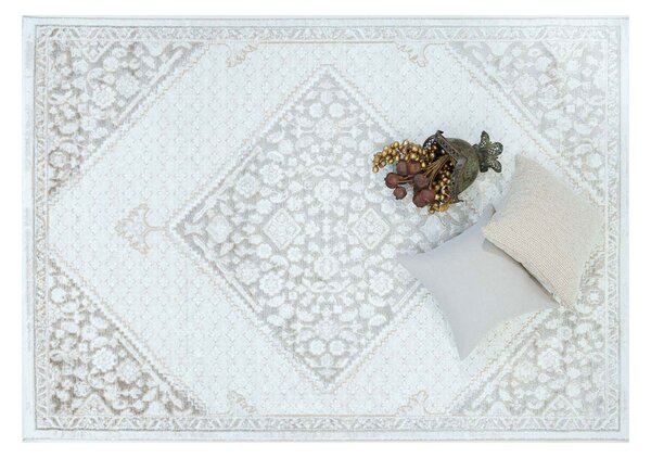 Χαλί Διαδρόμου (80x150) Ezzo Veneto D309A1W Cream