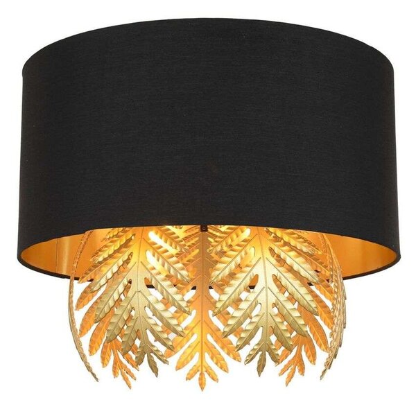 Lucande - Malviras Ceiling Lamp Black/Gold Lucande