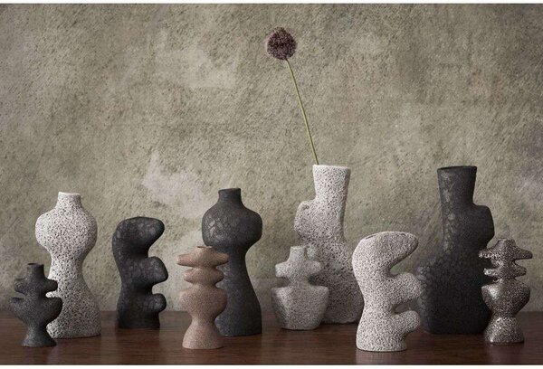 Ferm LIVING - Yara Vase Small Grey Pumice ferm LIVING