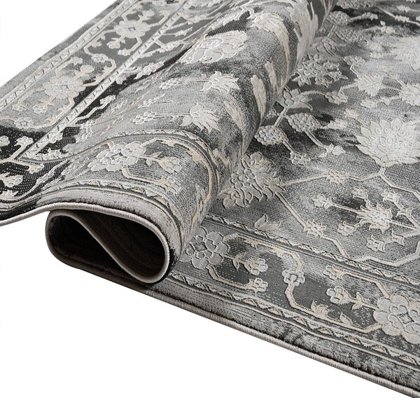 Χαλί (160x230) Polcarpet Quadro 470 Grey D. Grey