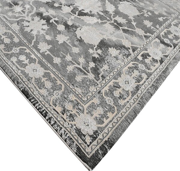Χαλί (160x230) Polcarpet Quadro 470 Grey D. Grey