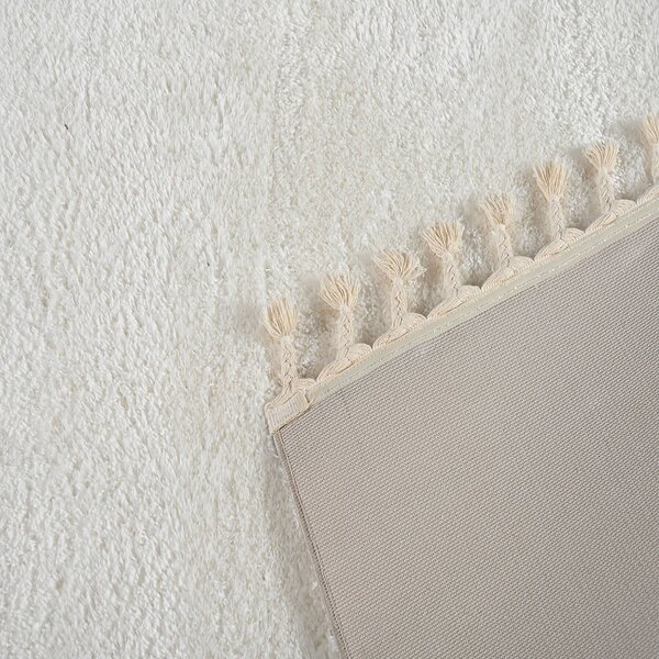 Χαλί (160x230) Polcarpet Silky Shaggy White