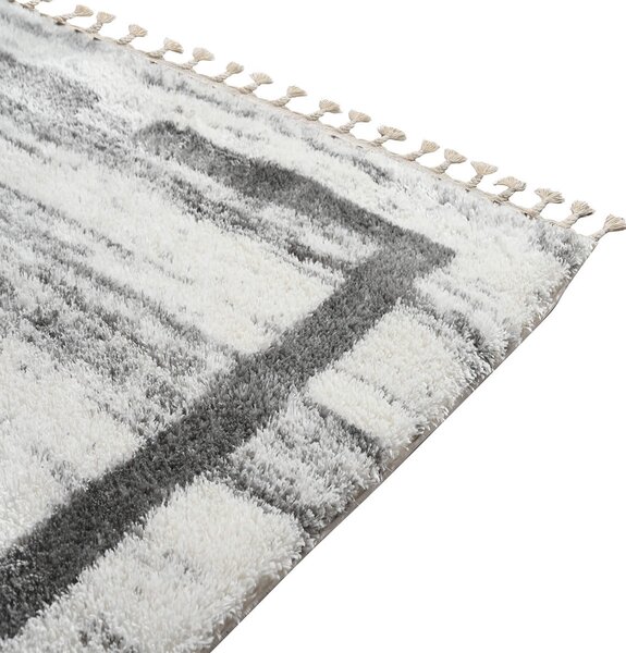 Χαλί (200x280) Polcarpet Silky Shaggy 799 Cream Grey