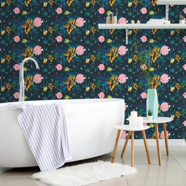 Ταπετσαρία τοίχου υποβρύχιος κόσμος