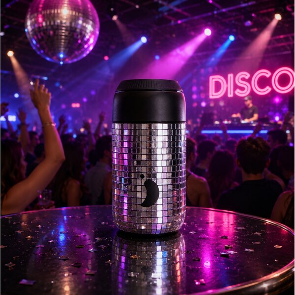 Ποτήρι Θερμός Series 2 Disco Chilly's με χωρητικότητα 340ml και διατήρηση θερμοκρασίας 4h ζεστό - Silver