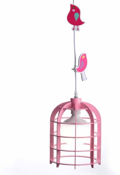 Παιδικό Φωτιστικό Οροφής Μονόφωτο Aca Foret MD150411P Pink