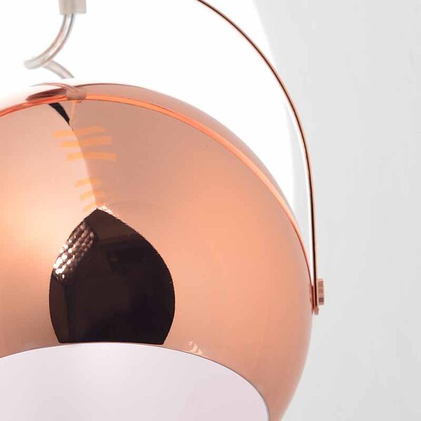 Φωτιστικό Οροφής Μονόφωτο Aca Akanes OD8067CG Copper
