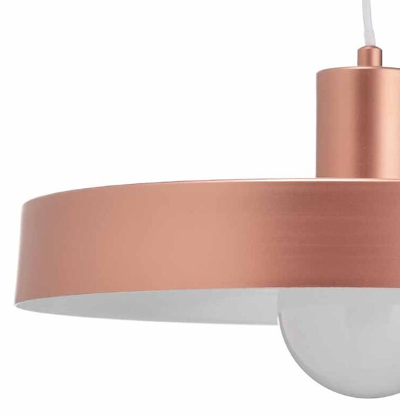 Φωτιστικό Οροφής Μονόφωτο Aca Domenica OD5392SLB Copper
