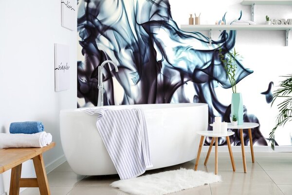 Ταπετσαρία τοίχου αφηρημένο κύμα