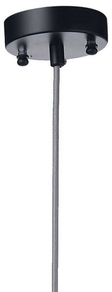 Φωτιστικό Οροφής Μονόφωτο Aca V3729251PBS Black/Silver