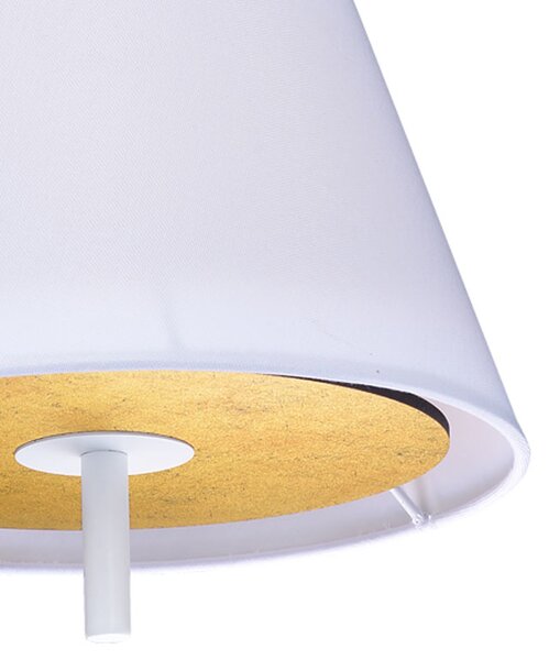 Φωτιστικό Οροφής Μονόφωτο Aca ZM16281PG White/Brass
