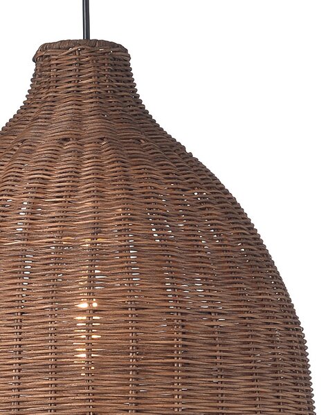 Φωτιστικό Οροφής Μονόφωτο Aca Oia ML1013011B Brown