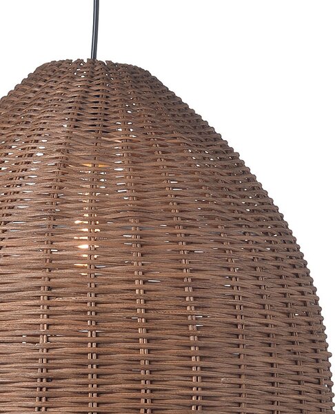 Φωτιστικό Οροφής Μονόφωτο Aca Oia ML1013012B Brown