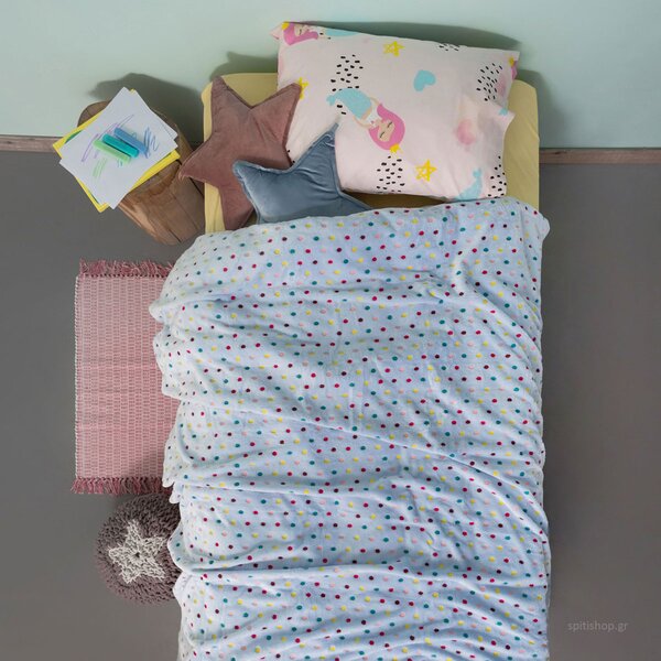 Φωσφοριζέ Κουβέρτα Fleece Μονή (160x220) Palamaiki Luminous Bubble