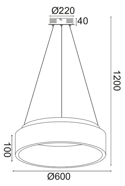 Φωτιστικό Οροφής LED Aca Apollo BR81LEDP60WH White