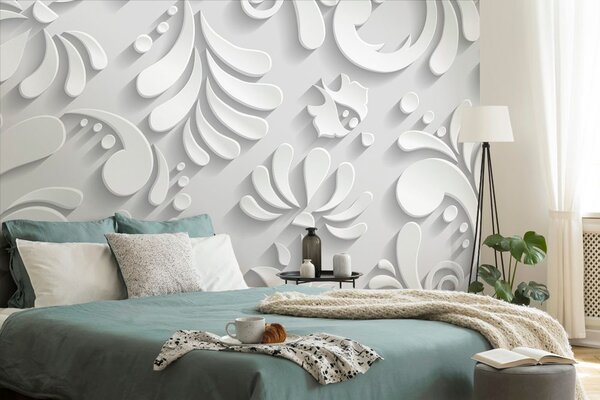 Ταπετσαρία τοίχου λουλούδια του μέλλοντος