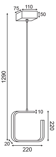 Φωτιστικό Οροφής Μονόφωτο LED Aca Euclid1 V27LEDP22WH White