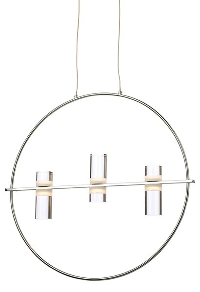 Φωτιστικό Οροφής LED Aca Ionian JNEP12LED53CH Chrome