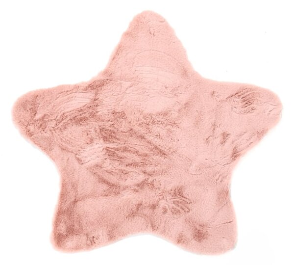Παιδικό Χαλί Γούνινο (100x100) Royal Carpet Bunny Kids Star Pink