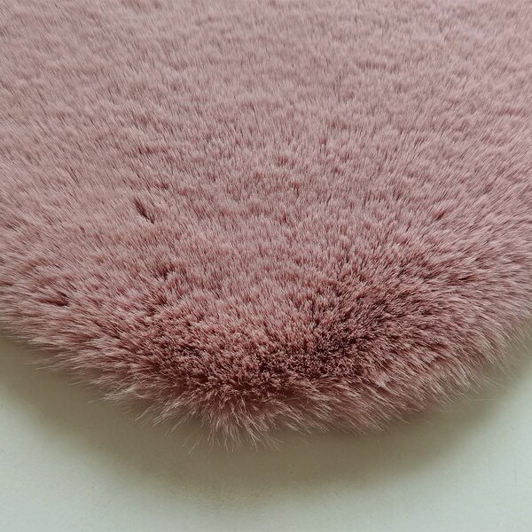 Παιδικό Χαλί Γούνινο (120x120) New Plan Puffy JM7 Butterfly Dark Pink