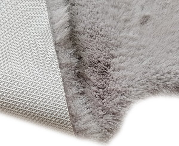 Παιδικό Χαλί Γούνινο (160x160) New Plan Puffy FC6 Star Light Grey