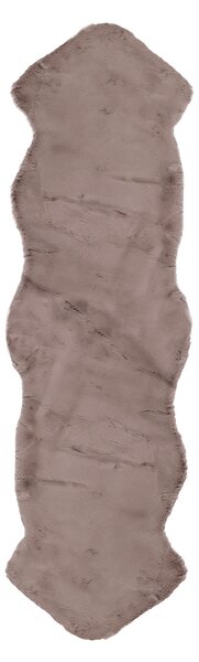 Χαλί Διαδρόμου Γούνινο (60x220) Βιοκαρπέτ Lapin Skin 10 Taupe