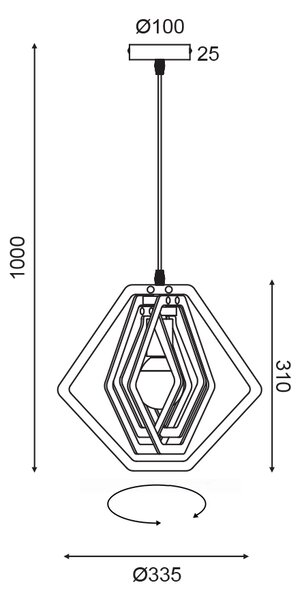 Φωτιστικό Οροφής Μονόφωτο Aca Triton ZM391P34WLL Camel