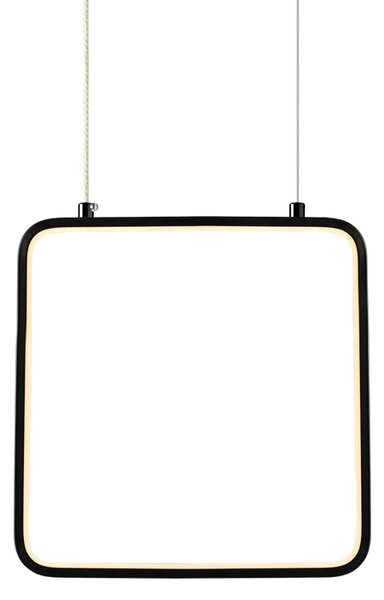 Φωτιστικό Οροφής Μονόφωτο LED Aca Symetria V30LEDP22BK Black