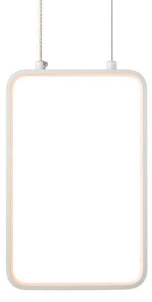 Φωτιστικό Οροφής Μονόφωτο LED Aca Symetria V30LEDP18WH White