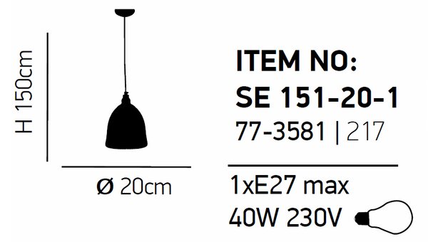 Φωτιστικό Οροφής Μονόφωτο Homelighting Zola 77-3581 Black