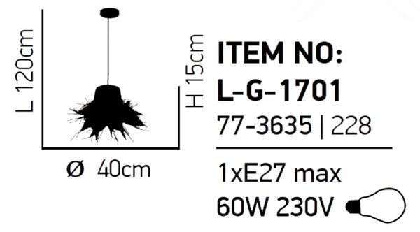 Φωτιστικό Οροφής Μονόφωτο Homelighting Mine 77-3636 Beige/Black