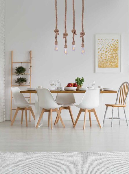Φωτιστικό Οροφής Πολύφωτο Homelighting Maya 77-4345 Black