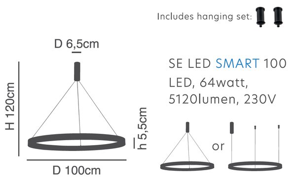 Φωτιστικό Οροφής LED Dimmable Smart WiFi Homelighting Amaya 77-8143 White