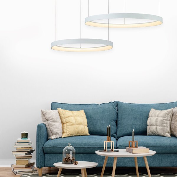 Φωτιστικό Οροφής LED Dimmable Smart WiFi Homelighting Amaya 77-8143 White