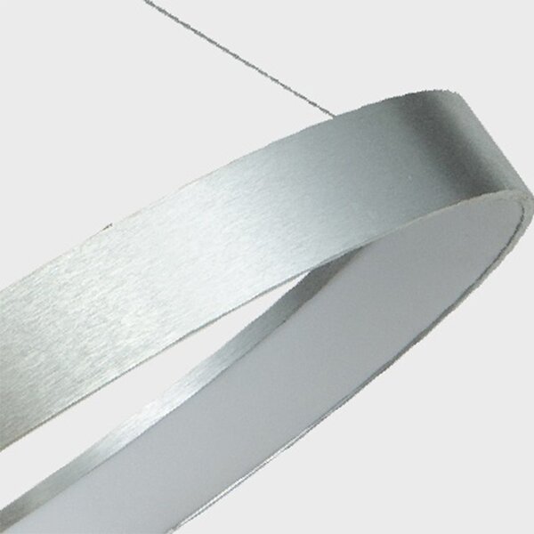 Φωτιστικό Οροφής LED Dimmable Homelighting Amaya 77-8145 Nickel
