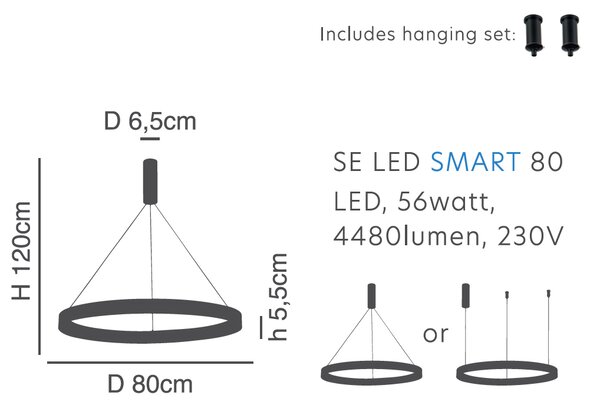 Φωτιστικό Οροφής LED Dimmable Smart WiFi Homelighting Amaya 77-8142 White